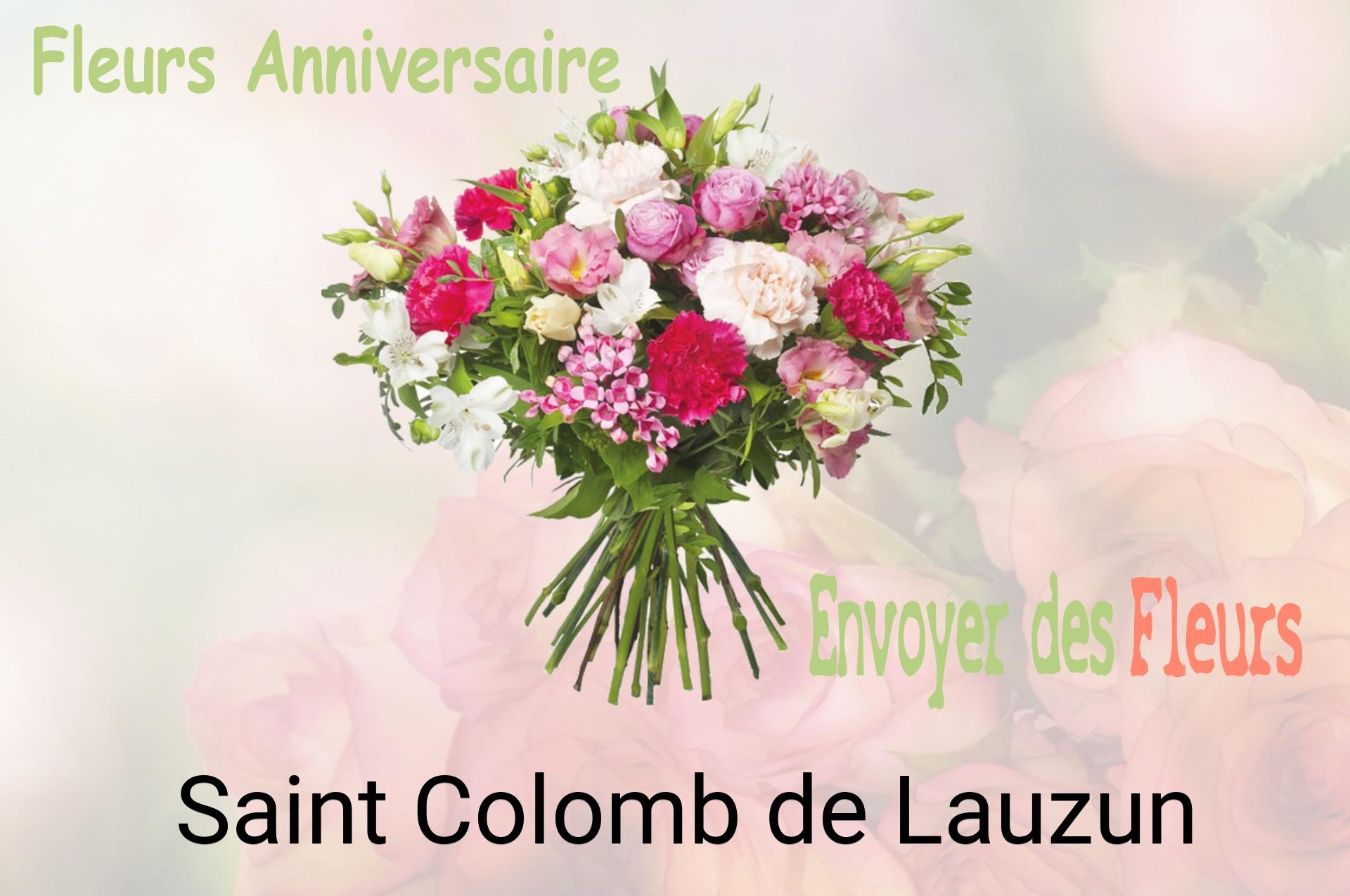 Bouquet de fleurs d’anniversaire livré à Saint-Colomb-de-Lauzun