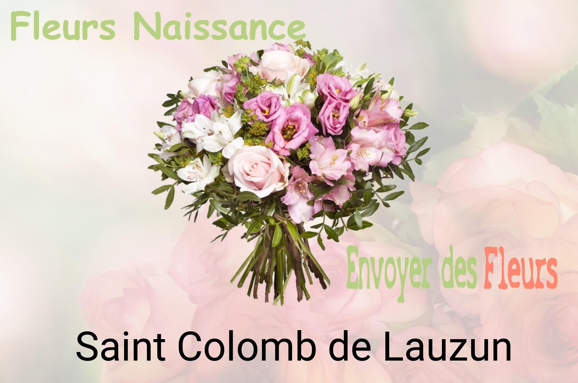 Bouquet de fleurs de naissance livré à Saint-Colomb-de-Lauzun